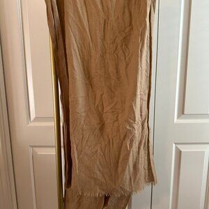 Uniqlo Cashmere Scarf in Camel